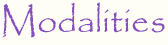 Modalities